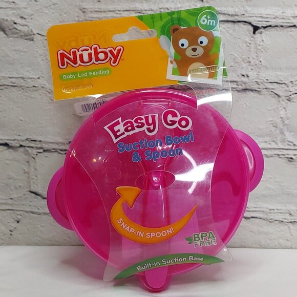 NUBY 'EASY GO SUCTION BOWL, SPOON & STORAGE TOP' - Picture 14 of 16